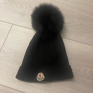 Moncler Black Winter Hat